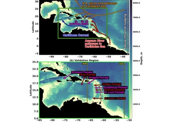 CARIB12: a regional Community Earth System Model